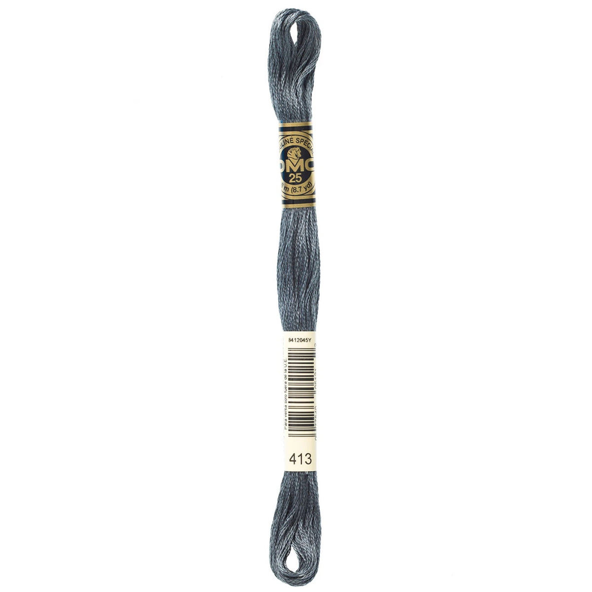 DMC Floss - 413 - Dark Pewter Grey