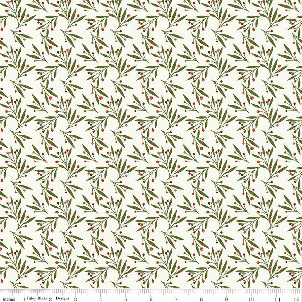 Christmas Is In Town - Mistletoe - Cream