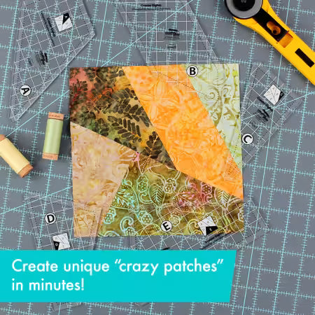 Creative Grids Ruler Crazy Eights Template