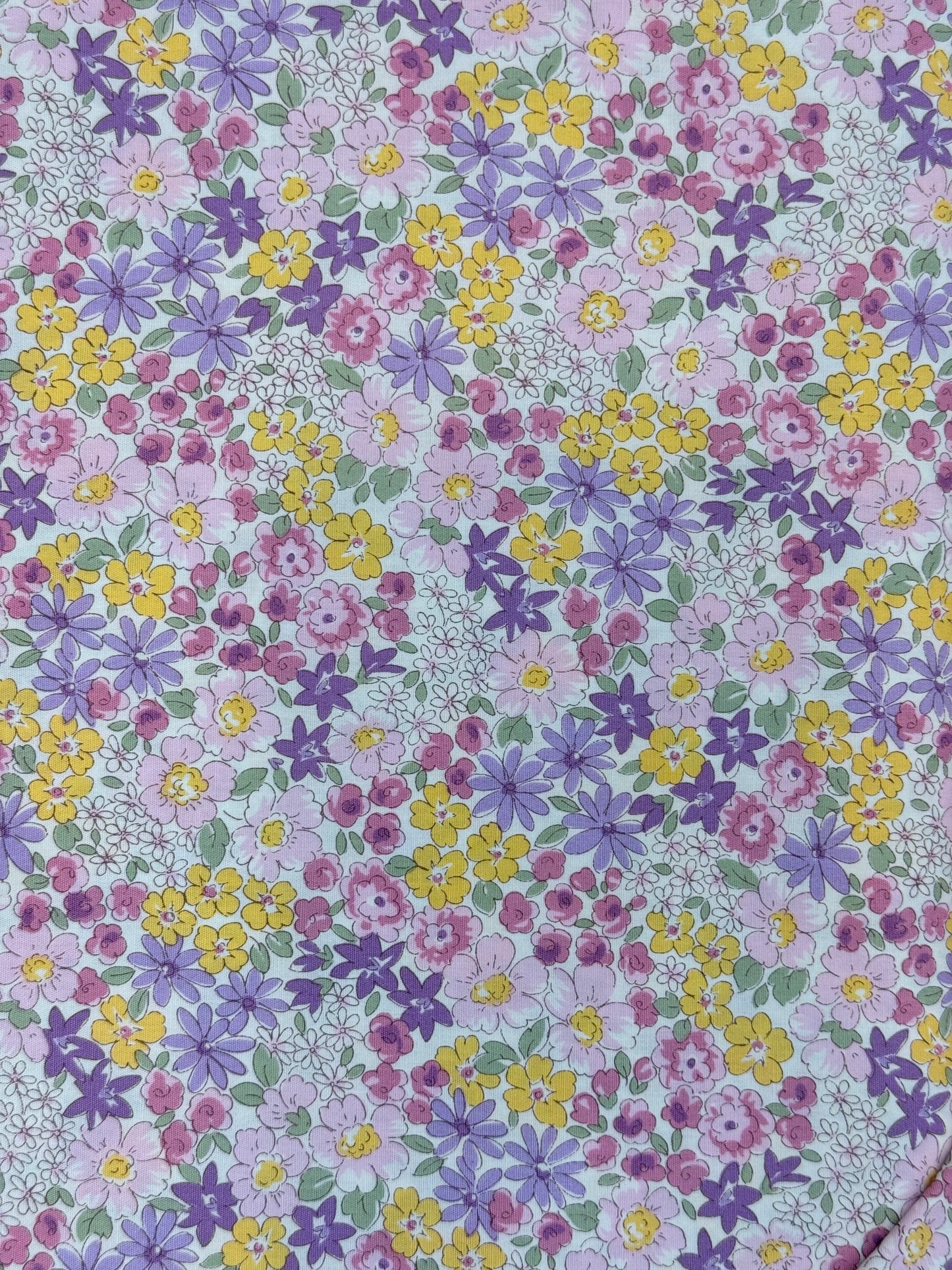 Mixed Floral yellow/purple/pink- Sevenberry