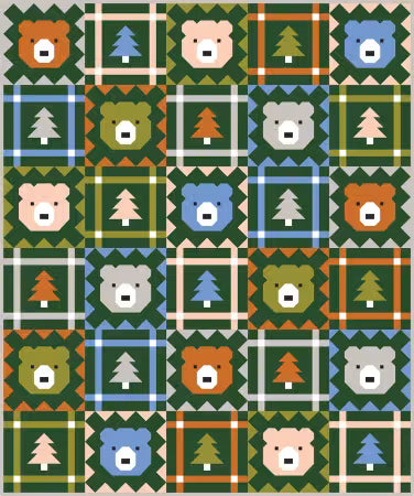 Grizzly Grove Quilt Pattern - Pen and Paper Quilts