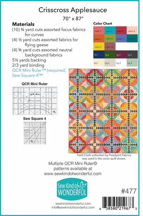 Crisscross Apple Sauce Quilt Pattern