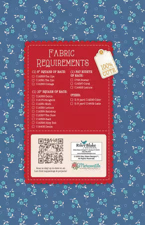 Lori Holt Mercantile Quilt Seed Pattern- Iron & Starch