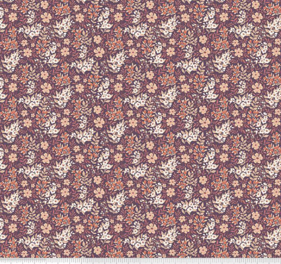 Evening on the Prairie - Ditsy Floral - Purple