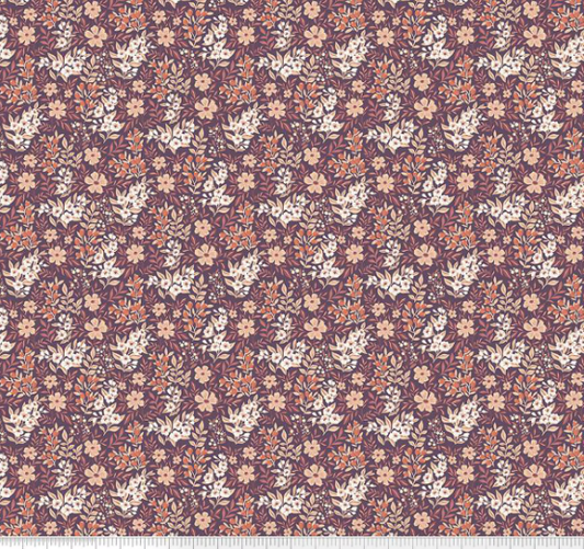 Evening on the Prairie - Ditsy Floral - Purple