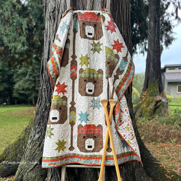 Paddling Bears Pattern - The Great Outdoors