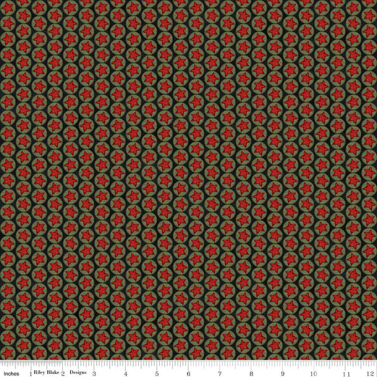 Stars Black - Northern Christmas - Riley Blake