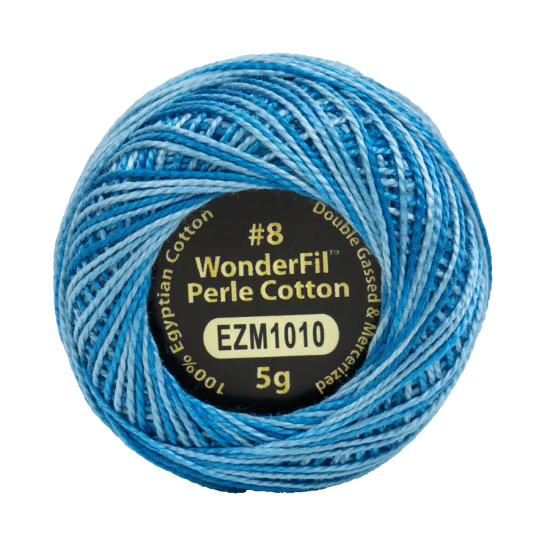 Oceanic - Eleganza Variegagted - WonderFil Perle Cotton - 8wt
