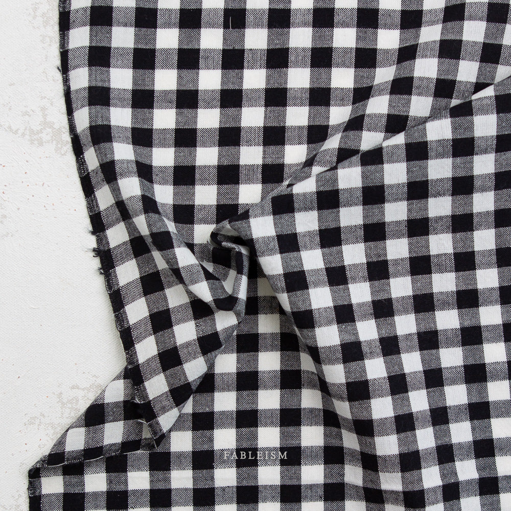 Fableism Camp Gingham - Obsidian