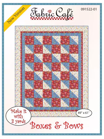 Boxes and Bows - 3 Yard Quilt Fabric Cafè