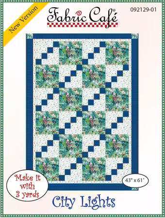 City Lights Pattern  - 3 Yard Quilt Fabric Cafè