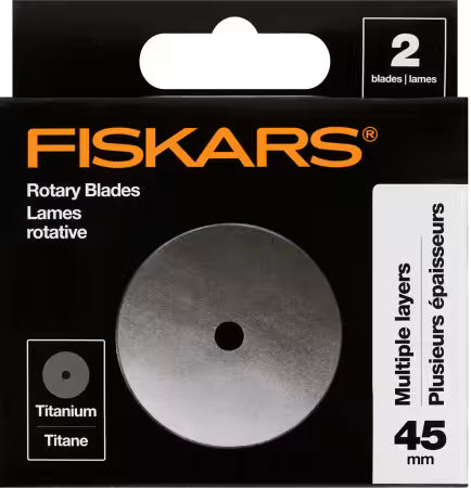 Fiskars 45mm Blade Replacement Pack of 2