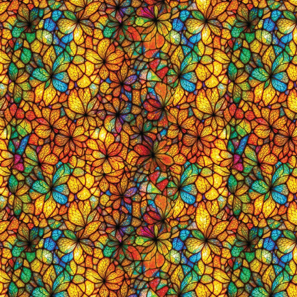 Stained Glass Petals - Multi - Sonny in the Sunflowers - Camelot Fabrics