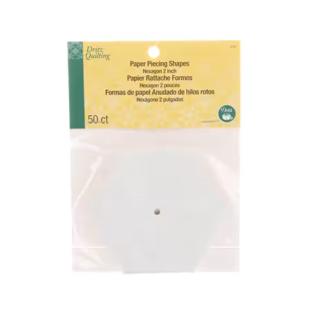 Paper Piecing Hexagon 2"