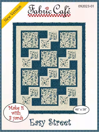 Easy Street Pattern  - 3 Yard Quilt Fabric Cafè