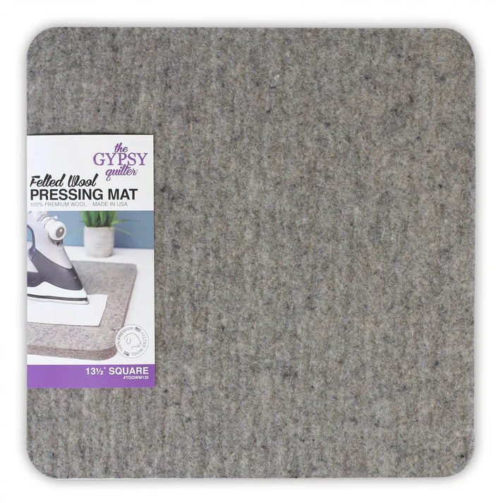 Wool Pressing Mat 13.5 x13.5" - Gypsy Quilter