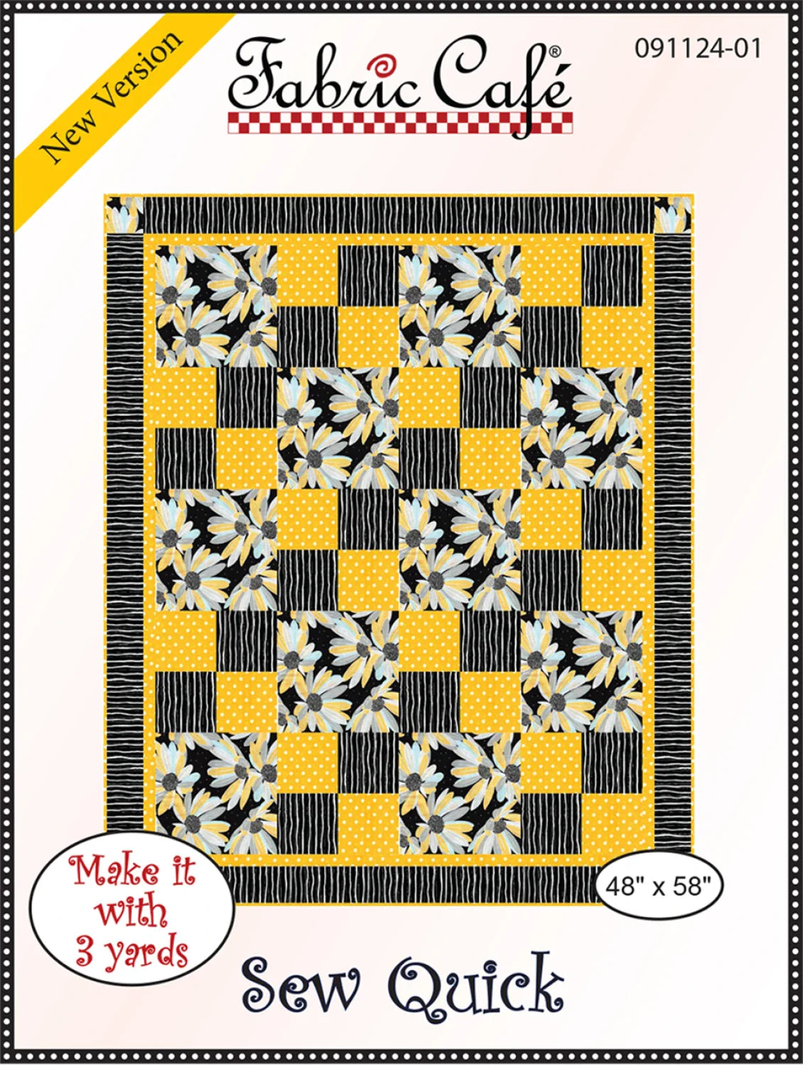 Sew Quilt Pattern by Fabric Cafe