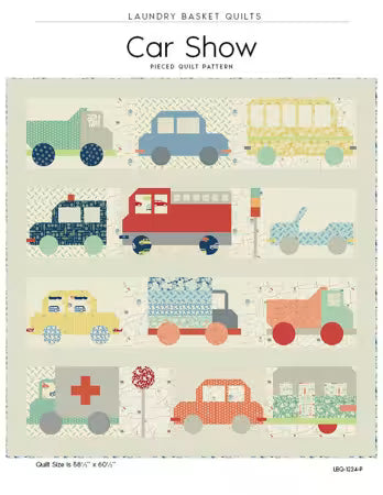 Car Show  Quilt Pattern - Laundry Basket Quilts