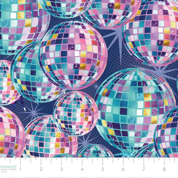Mirror Ball - Disco Queen - Camelot Fabrics