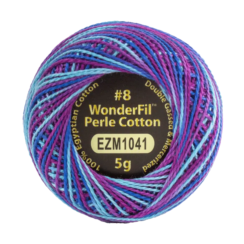 Enchantment - Eleganza Variegagted - WonderFil Perle Cotton - 8wt