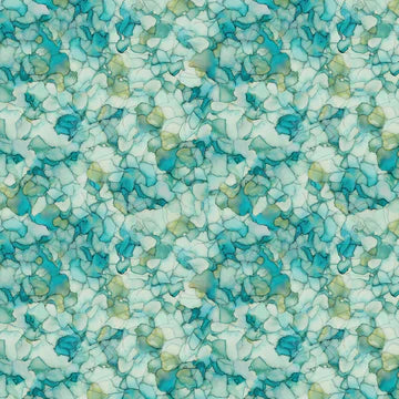 Petal Mosaic - Aqua - Flight of Beauty