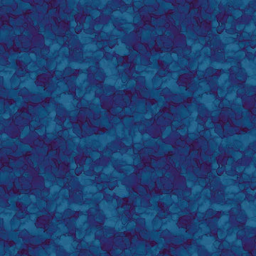 Petal Mosaic - Navy - Flight of Beauty