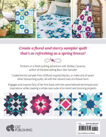Flower Farm Sampler - 20 Starry Blocks and 7 Spectacular Quilts