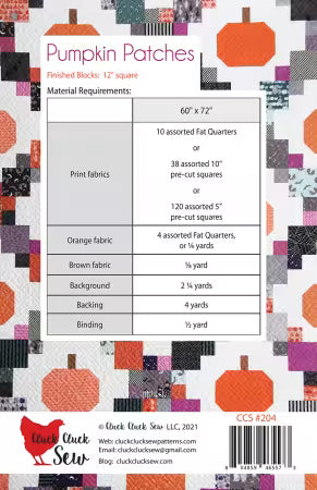 Pumpkin Patches - By Cluck Cluck Sew