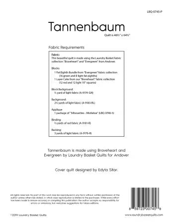 Tannenbaum Quilt Pattern