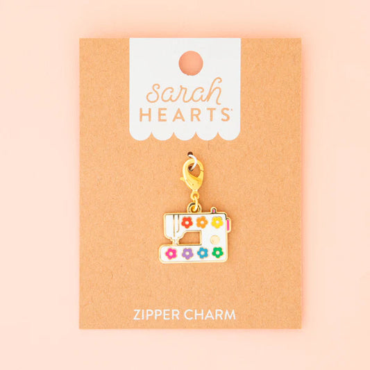 Sewing Machine - Zipper Charm - Sarah Hearts