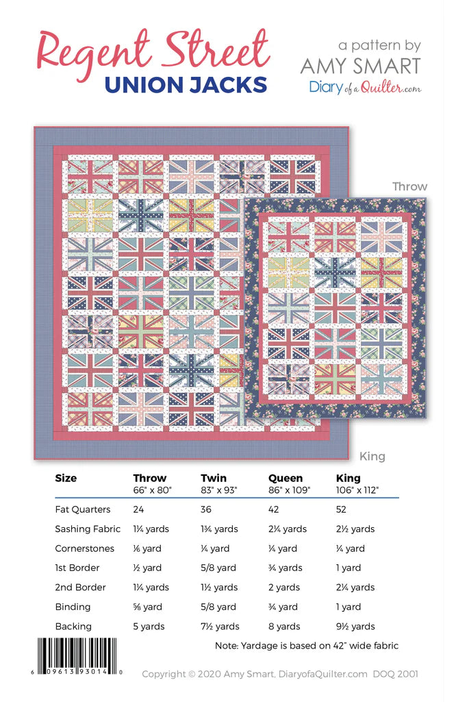 Regent Street Quilt Pattern - By Amy Smart - Diary of a Quilter