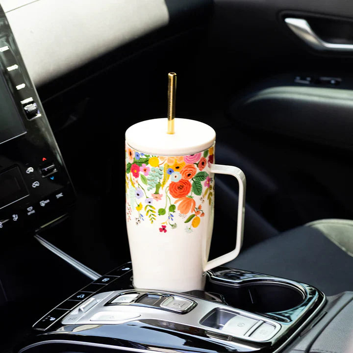 Rifle Paper Co Cold Cup XL 30oz - Garden Party Cream