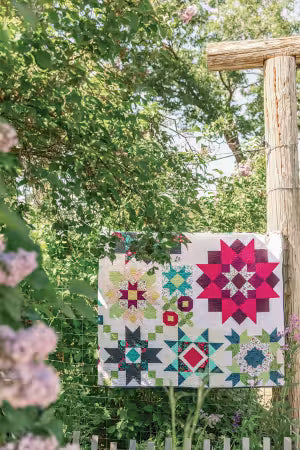 Flower Farm Sampler - 20 Starry Blocks and 7 Spectacular Quilts