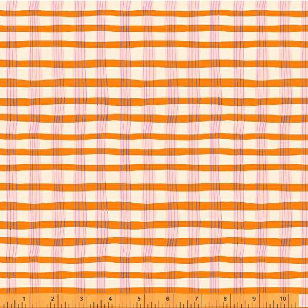 Windham Fabrics - Lucky Rabbit - Painted Plaid Lilac