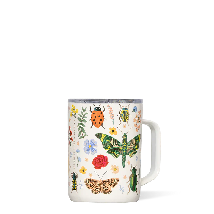 Rifle Paper Co Mug 16oz - Peacock Blue