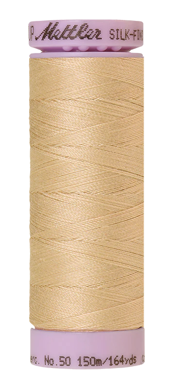 Mettler Silk Finish Cotton Thread, 100% Cotton, 150M, 50 weight