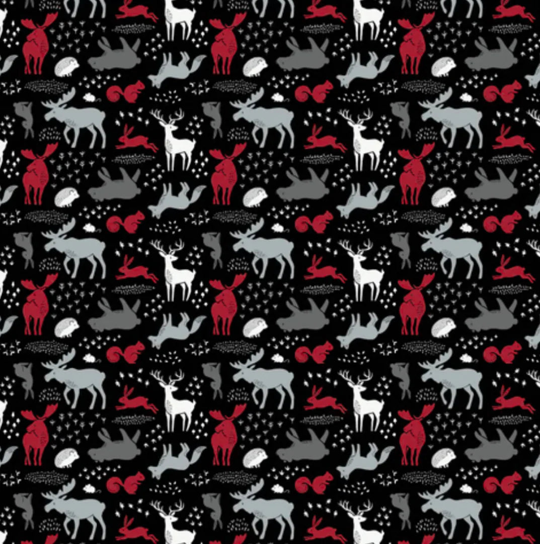 Forest Animal Black - North of Ordinary - Camelot