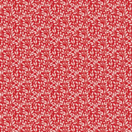 Leaves in School House - Radiant Ruby - Riley Blake Designs
