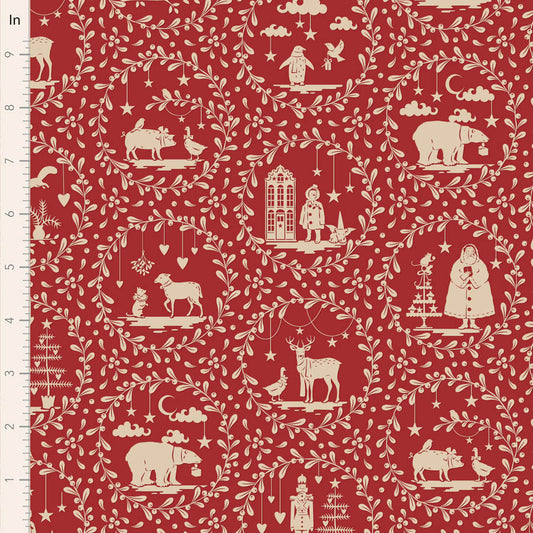 Paperscences Burgundy - Merry Little Christmas - Tilda