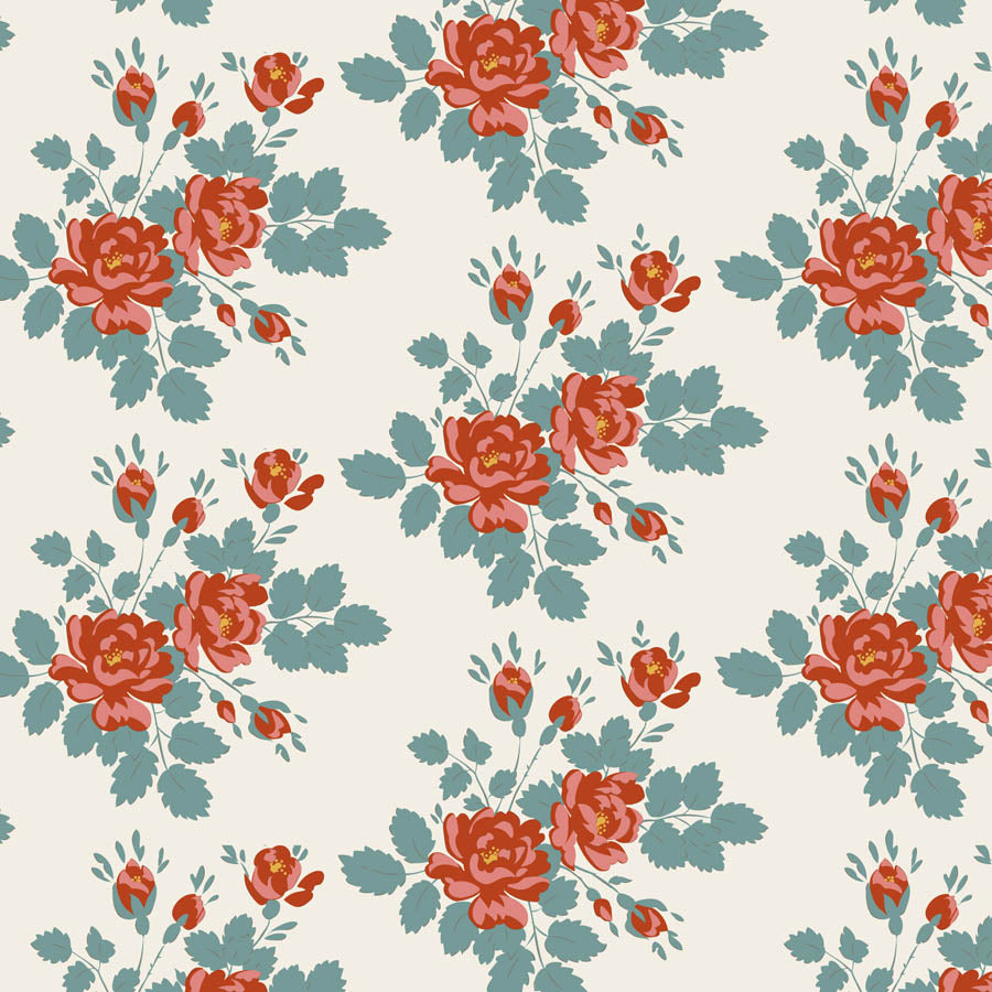 PRE - ORDER || Myrtle - Teal - Village Life - Tilda
