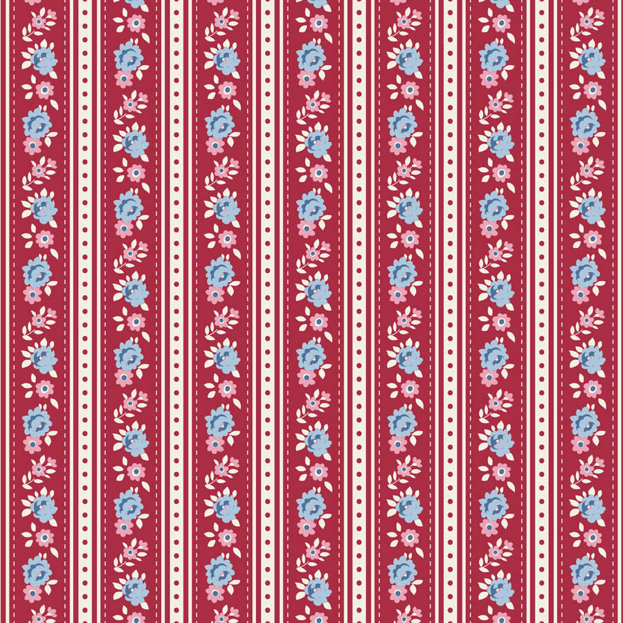PRE - ORDER || Agnes - Burgandy - Village Life - Tilda
