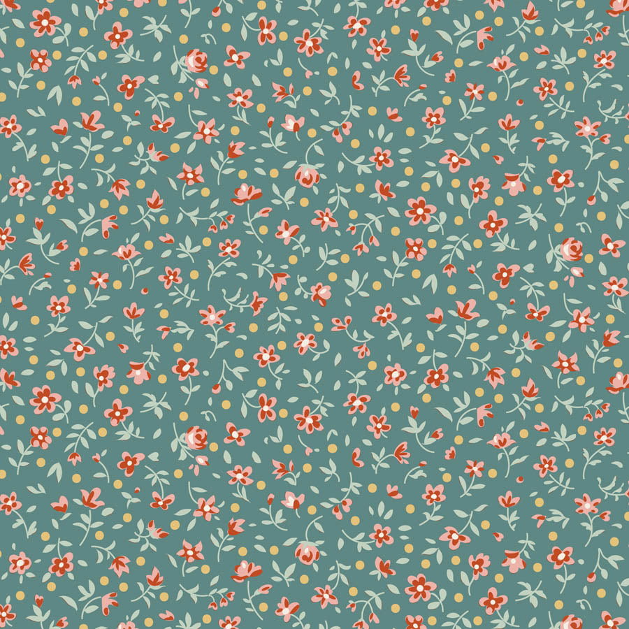 PRE - ORDER || Mae  - Teal - Village Life - Tilda