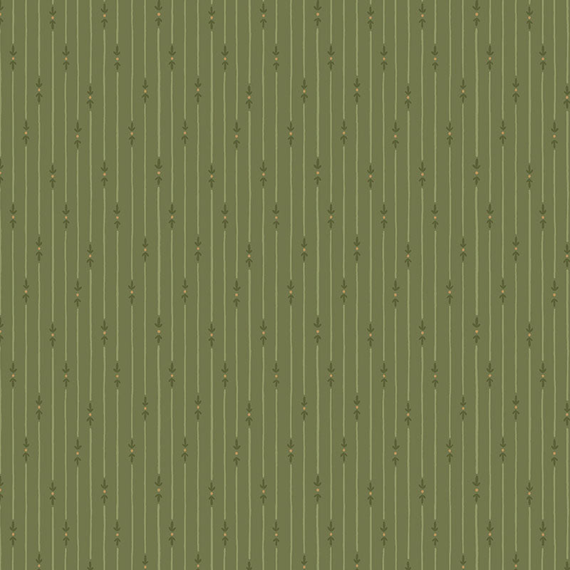 Sage Heritage Stripe - Heirloom Garden - Benartex