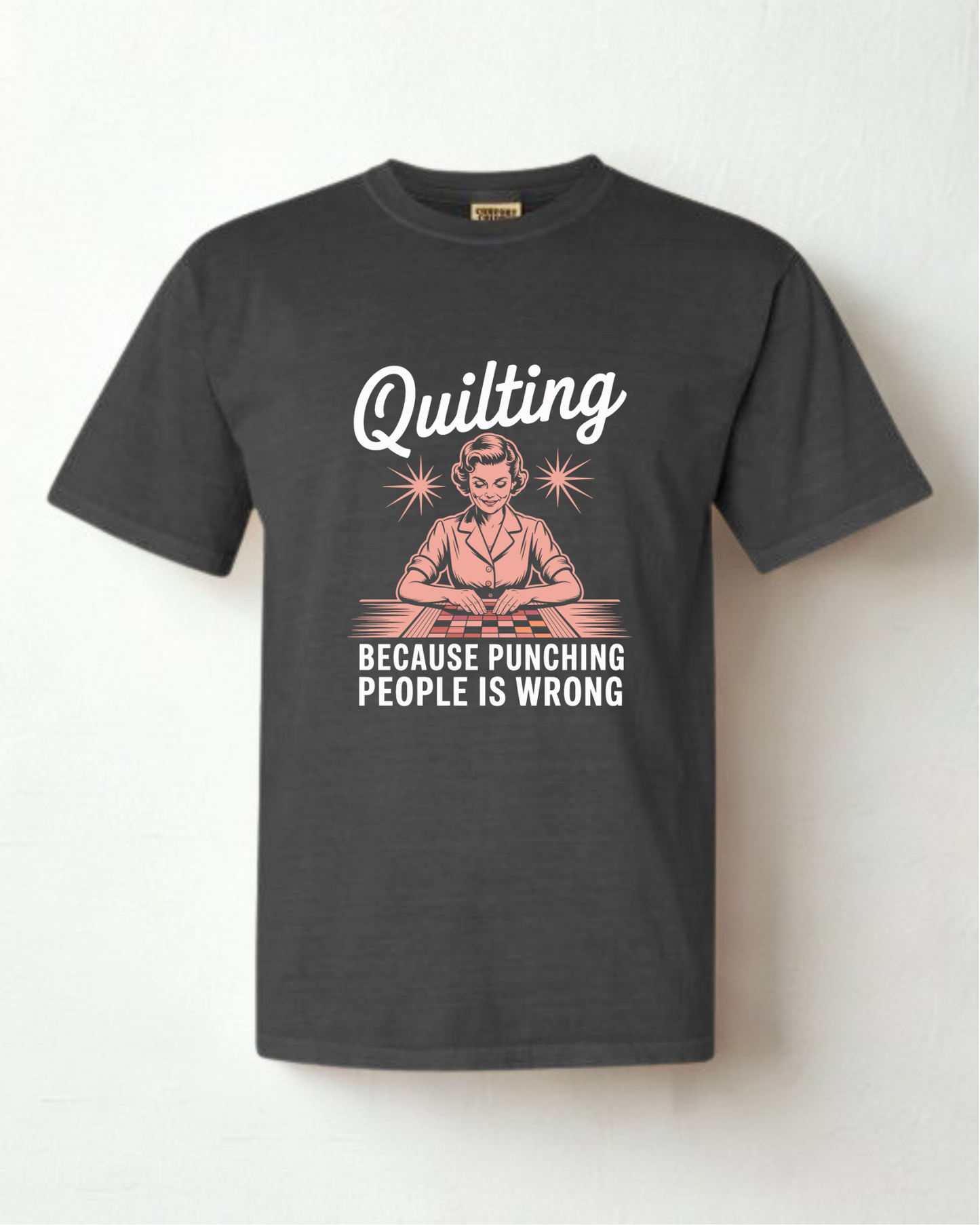 Retro Styled Quilting T Shirt