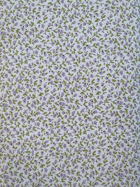 Floral purple background- Sevenberry
