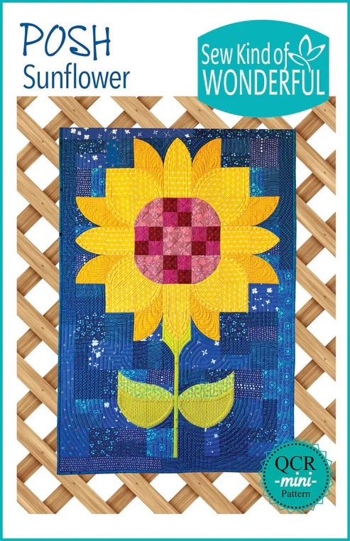 Posh Sunflower Quilt Pattern