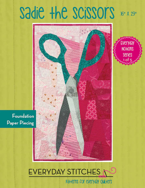 Sadie the Scissors - Foundation Paper Pieceing Pattern
