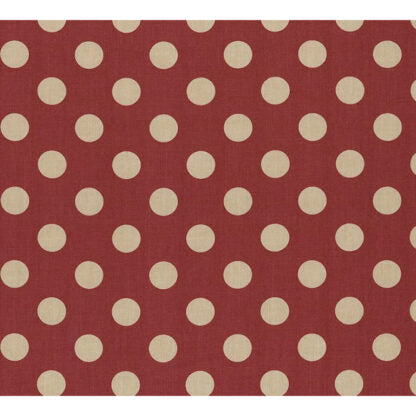 Tilda- Chambray Dots - Burgundy