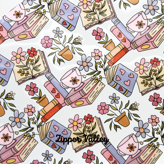 Book Nook Printed Vinyl