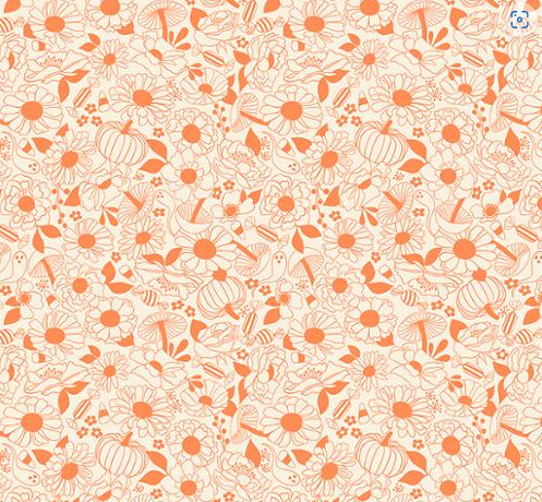 Halloween Floral Pumpkins - Tiny Frights - Ruby Star